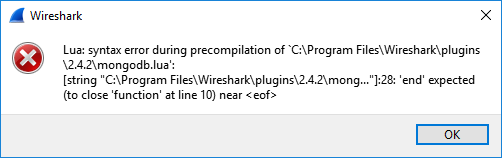 wireshark lua dissector debug