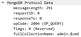 Packet details with Collection name