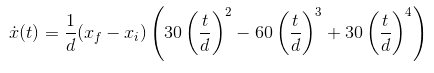 Velocity equation